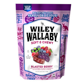 Wiley Wallaby Blasted Berry Licorice, 7.05 Ounces, 12 Per Case Wiley Wallaby Blasted Berry Licorice, 7.05 Ounces, 12 Per Case