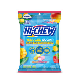 Hi-Chew Reduced Sugar Candy Peg Bag, 2.12 Ounce, 8 Per Case Hi-Chew Reduced Sugar Candy Peg Bag, 2.12 Ounce, 8 Per Case