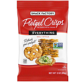 Snack Factory Pretzel Crisps Everything, 3 Ounces, 8 Per Case Snack Factory Pretzel Crisps Everything, 3 Ounces, 8 Per Case