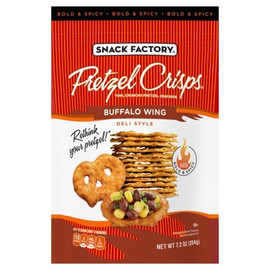 Snack Factory Pretzel Crisps Buffalo Wing, 7.2 Ounce, 12 Per Case Snack Factory Pretzel Crisps Buffalo Wing, 7.2 Ounce, 12 Per Case