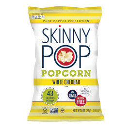 Skinnypop Popcorn Gluten Free White Cheddar, 1 Ounce, 12 Per Case Skinnypop Popcorn Gluten Free White Cheddar, 1 Ounce, 12 Per Case