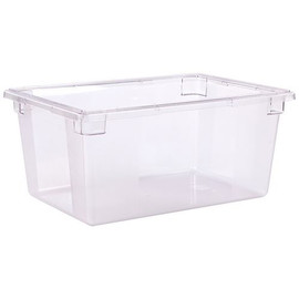 Carlisle StorPlus Polycarbonate Food Storage Container, 16.6 Gal, 18 X 26 X 12, Clear, Plastic