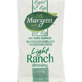 Marzetti Light Ranch Dressing Single Serve, 1.5 Ounce, 60 Per Case Marzetti Light Ranch Dressing Single Serve, 1.5 Ounce, 60 Per Case