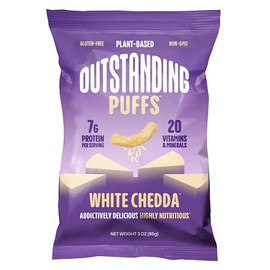 Outstanding Puffs White Cheddar, 3 Ounces, 8 Per Case Outstanding Puffs White Cheddar, 3 Ounces, 8 Per Case