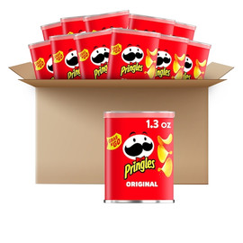 Pringles Grab & Go Original Potato Crisp, 1.3 Ounce, 12 Per Case Pringles Grab & Go Original Potato Crisp, 1.3 Ounce, 12 Per Case