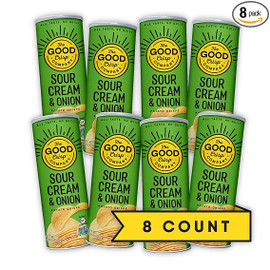 The Good Crisp Company Sour Cream & Onion Flavored Crisps, 5.6 Ounce, 8 Per Case The Good Crisp Company Sour Cream & Onion Flavored Crisps, 5.6 Ounce, 8 Per Case