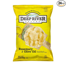 Deep River Snacks Rosemary Olive Oil Kettle Potato Chips, 2 Ounce, 24 Per Case Deep River Snacks Rosemary Olive Oil Kettle Potato Chips, 2 Ounce, 24 Per Case