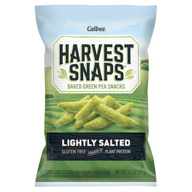Harvest Snaps Green Pea Snack Crisps Lightly Salted, 2 Ounce, 36 Per Case Harvest Snaps Green Pea Snack Crisps Lightly Salted, 2 Ounce, 36 Per Case
