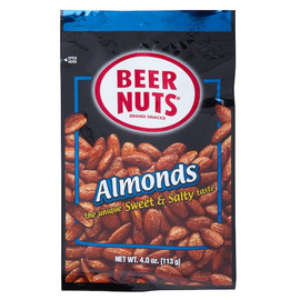 Beer Nuts Sweet and Salty  Almonds, 4 Ounce, 48 Per Case Beer Nuts Sweet and Salty  Almonds, 4 Ounce, 48 Per Case