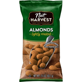Nut Harvest Almonds, 2.25 Ounce, 48 Per Case Nut Harvest Almonds, 2.25 Ounce, 48 Per Case
