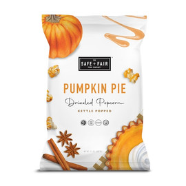 Safe + Fair Pumpkin Pie Drizzled Popcorn, 7.5 Ounces, 5 Per Case Safe + Fair Pumpkin Pie Drizzled Popcorn, 7.5 Ounces, 5 Per Case