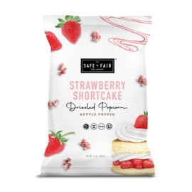 Safe + Fair Drizzled Popcorn Strawberry Shortcake Drizzled Popcorn, 5.5 Ounce, 6 Per Case Safe + Fair Drizzled Popcorn Strawberry Shortcake Drizzled Popcorn, 5.5 Ounce, 6 Per Case