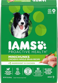 Iams Proactive Health MiniChunks Chicken Adult Dog Food, 15 Pound. Iams Proactive Health MiniChunks Chicken Adult Dog Food, 15 Pound.