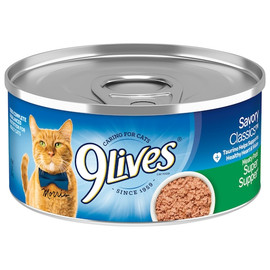 9 Lives Super Supper Cat Food Singles, 5.5 Ounces, 6 Per Case