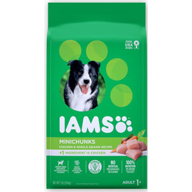 Iams Minichunks Chicken & Whole Grain Recipe, 7 Pounds, 4 Per Case Iams Minichunks Chicken & Whole Grain Recipe, 7 Pounds, 4 Per Case