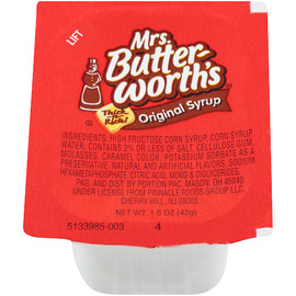 Portion Pac Mrs. Butterworths Original Syrup, 1.5 Ounce, 100 Per Case Portion Pac Mrs. Butterworths Original Syrup, 1.5 Ounce, 100 Per Case