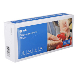 Spectrum Extra Large Poly Hybrid Gloves, 200 Each, 5 Per Case