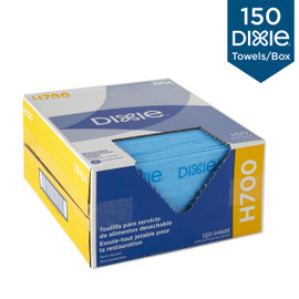 Dixie Gp Pro Disposable Foodservice Blue & Blue Stripe Towel