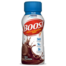 Boost Plus Rich Chocolate Nutritional Drink, 8 Fluid Ounce, 24 Per Case Boost Plus Rich Chocolate Nutritional Drink, 8 Fluid Ounce, 24 Per Case