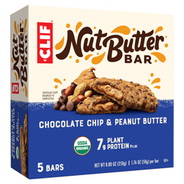 Clif Bar Nut Butter Bar Chocolate Chip & Peanut Butter, 8.8 Ounce, 6 Per Case Clif Bar Nut Butter Bar Chocolate Chip & Peanut Butter, 8.8 Ounce, 6 Per Case