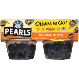 Pearls Black Sliced Olives To Go, 5.6 Ounce, 6 Per Case Pearls Black Sliced Olives To Go, 5.6 Ounce, 6 Per Case