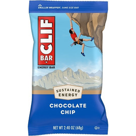 Clif Bar Chocolate Chip Energy Bar, 2.4 Ounces, 12 Per Box, 16 Per Case Clif Bar Chocolate Chip Energy Bar, 2.4 Ounces, 12 Per Box, 16 Per Case