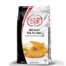 Golden Dipt Old South Fish Fry Meal, 5 Pound, 6 Per Case Golden Dipt Old South Fish Fry Meal, 5 Pound, 6 Per Case