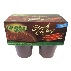 Lucky Leaf Pudding Chocolate Simply Creamy, 14 Ounce, 12 Per Case Lucky Leaf Pudding Chocolate Simply Creamy, 14 Ounce, 12 Per Case