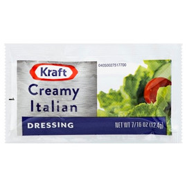 Kraft Creamy Italian Dressing Single Serve, 0.44 Ounce, 200 Per Case Kraft Creamy Italian Dressing Single Serve, 0.44 Ounce, 200 Per Case