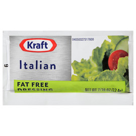 Kraft Fat Free Italian Dressing Single Serve, 0.44 Ounce, 200 Per Case Kraft Fat Free Italian Dressing Single Serve, 0.44 Ounce, 200 Per Case