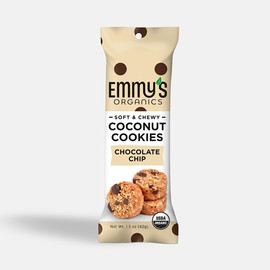 Emmy s Organic Coconut Cookies Chocolate Chip, 72 Count