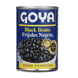 Goya Black Beans Can, 15.5 Ounces, 24 Per Case
