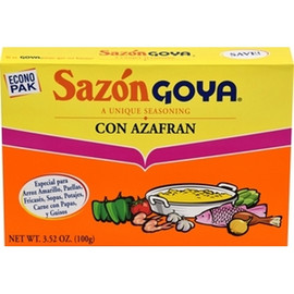 Goya Sazon Cpm Azafran Seasoning Econo Pak, 3.52 Ounce, 18 Per Case