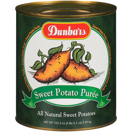 Dunbar Sweet Potato Puree, 6 Per Case Dunbar Sweet Potato Puree, 6 Per Case