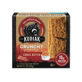 Kodiak Cakes Cookie Butter Crunchy Granola Bars, 9.5 Ounces, 12 Per Case Kodiak Cakes Cookie Butter Crunchy Granola Bars, 9.5 Ounces, 12 Per Case