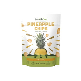 Branchout Foods Dried Pineapple Chips, 1.5 Ounce, 8 Per Case