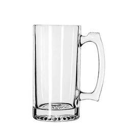 Libbey 25 Ounce Sport Clear Glass Beer Mug, 12 Per Case