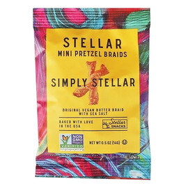 Stellar Snacks Original Vegan Butter Braid With Sea Salt, 14 Gram, 75 Per Case