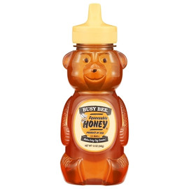 Busy Bee Clover Bear Honey Bottle, 12 Ounce, 12 Per Case Busy Bee Clover Bear Honey Bottle, 12 Ounce, 12 Per Case