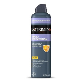 Lotrimin Daily Prevention Deodorant Powder Spray, 6.32 Fluid Ounce, 36 Per Case