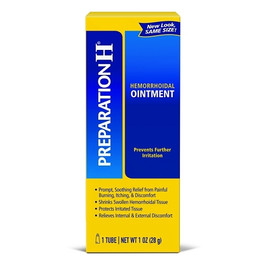 Preparation H Hemorrhoidal Ointment,  1 Fluid Ounce, 3 Per Box, 12 Per Case