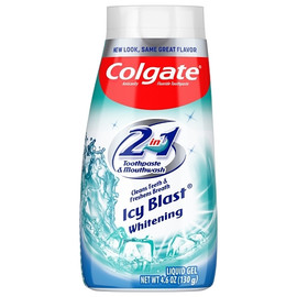 Colgate 2-in-1 Icy Blast Toothpaste & Mouthwash, 4.6 Ounces, 12 Per Case Colgate 2-in-1 Icy Blast Toothpaste & Mouthwash, 4.6 Ounces, 12 Per Case