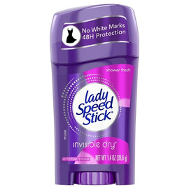 Lady Speed Stick 48 Hour Shower Fresh Anti-Perspirant Deodorant Invisible Stick, 1.4 Ounce, 12 Per Case Lady Speed Stick 48 Hour Shower Fresh Anti-Perspirant Deodorant Invisible Stick, 1.4 Ounce, 12 Per Case