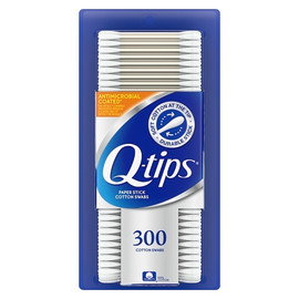 Q-Tip Cotton Swabs Antibacterial, 300 Piece, 12 Per Case