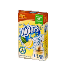 Wylers Light Lemon Iced Tea Drink Mix, 0.47 Ounce, 12 Per Case Wylers Light Lemon Iced Tea Drink Mix, 0.47 Ounce, 12 Per Case