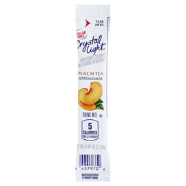 Crystal Light Peach Drink Mix, 0.09 Ounce, 120 Per Case Crystal Light Peach Drink Mix, 0.09 Ounce, 120 Per Case