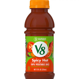 V8 Spicy Hot Vegetable Juice, 12 Fluid Ounces, 12 Per Case V8 Spicy Hot Vegetable Juice, 12 Fluid Ounces, 12 Per Case