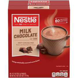 Nestle Milk Chocolate Hot Cocoa Mix, 0.71 Ounces, 360 Per Case Nestle Milk Chocolate Hot Cocoa Mix, 0.71 Ounces, 360 Per Case