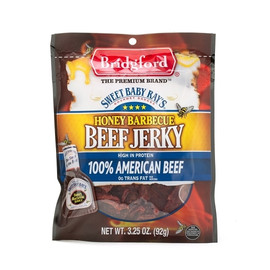 Bridgford Sweet Baby Ray s Honey Barbecue Beef Jerky, 3.25 Ounce, 12 Per Case