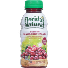 Florida s Natural Cranberry Splash, 10 Fluid Ounce, 24 Per Case Florida s Natural Cranberry Splash, 10 Fluid Ounce, 24 Per Case